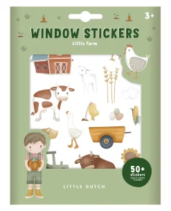 Little Dutch Vinduesklistermærker - Little Farm- Kreasæt