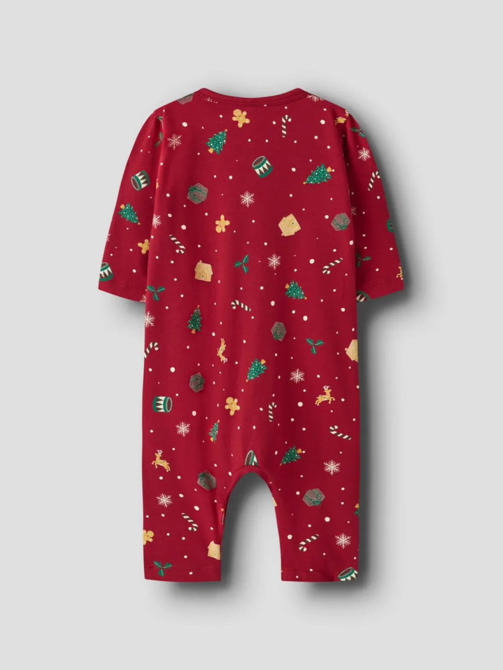 NAME IT Vismas natdragt - Jester red- Juletøj|Heldragter U. Fod