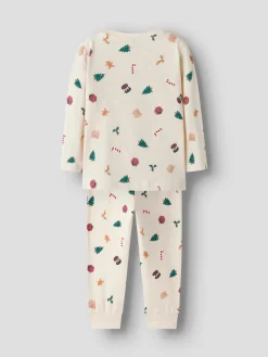 NAME IT Vismas nattøj - Whitecap Gray- Juletøj|Nattøj & Natkjoler