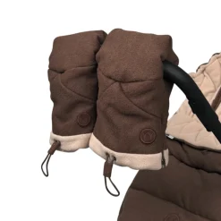 Najell Vognluffer - Bouclé Espresso- Vognhandsker