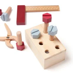 Kids Concept Værktøjskuffert i træ- Værktøj & Værktøjsbænke