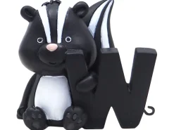 Kids By Friis W bogstav med stinkdyr til navnetog-Børn Fødselsdagstoge