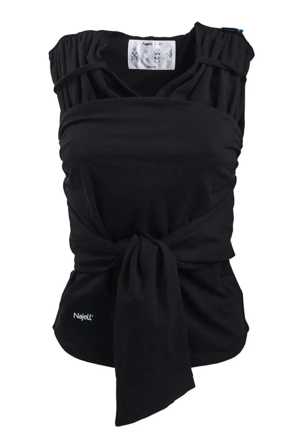 Najell Wrap L - Charcoal Black- Bæreseler & Vikler