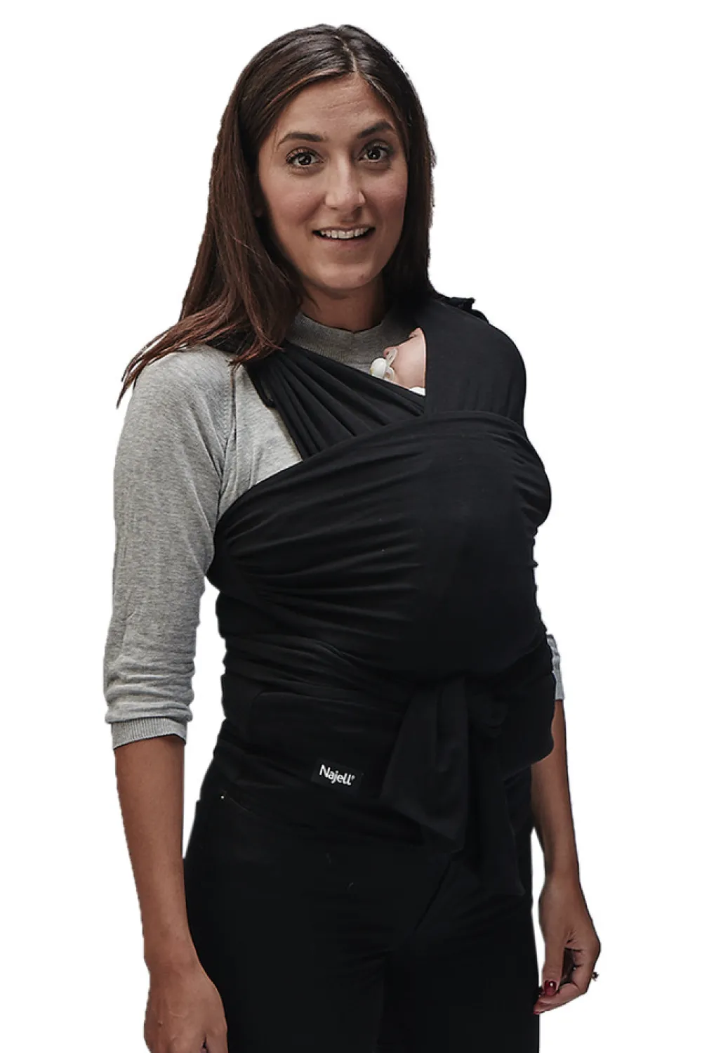 Najell Wrap L - Charcoal Black- Bæreseler & Vikler