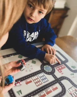 NOUI NOUI XL Underlag - lille landsby lys grå- Service