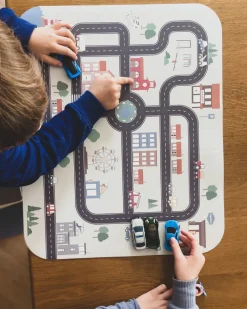 NOUI NOUI XL Underlag - lille landsby lys grå- Service