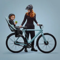 Thule Yepp 2 Maxi - stelmonteret - Majolica Blue- Cykelstole & Hjelme