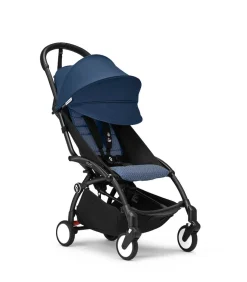 Stokke® YOYO³ Klapvogn - air france blue på sort stel- Rejseklapvogne