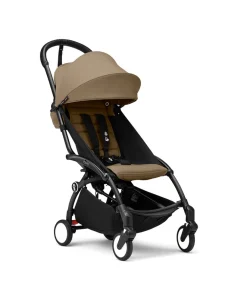 Stokke® YOYO³ Klapvogn - toffee på sort stel- Rejseklapvogne