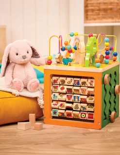 B Toys Zany Zoo aktivitets legeplads- Trælegetøj